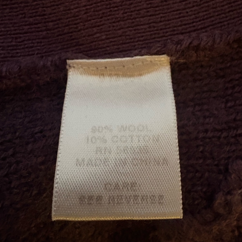 Cabela's Deep Purple Cardigan Sweater - Picture 3 of 11